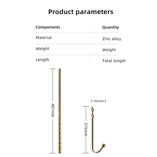 3867 Anal AllNight LOCKINK Hook Set Golden Adjustable 1209